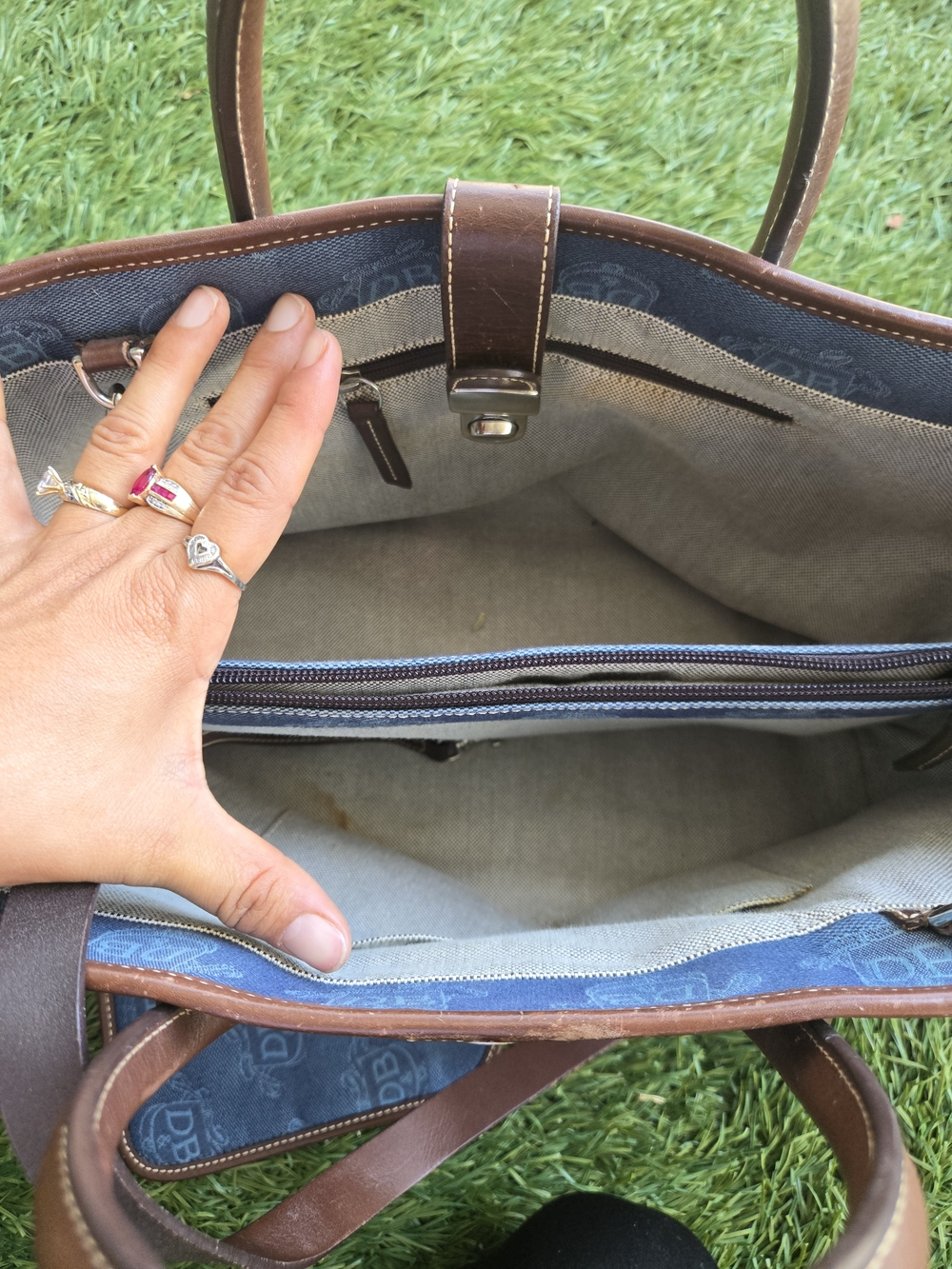Dooney & Bourke Denim 2-Piece Set - Picture 4 of 10